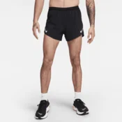 Nike AeroSwift Mens Dri-FIT ADV 10cm (approx.) Brief-Lined Running Shorts - Black - Polyester/Elastane - 50% Recycled Polyester