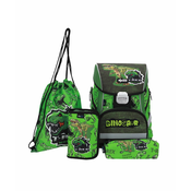 ABC123 TORBA ŠOLSKA 4-DELNI SET DINO
