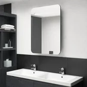 LED kupaonski ormaric s ogledalom antracit 60 x 11 x 80 cm