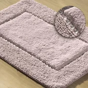 shumee Mehka, elegantna bombažna kopalniška preproga s kristali 50X70CM roza