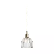 Markslöjd 109136 - Viseća svjetiljka na kabelu GOTA 1xE14/40W/230V mesing/prozirno