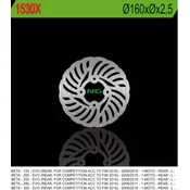 shumee Zavorni disk NG Wave 160 mm zadnji Beta Evo 125-300 2009-2017