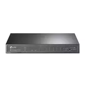 TP-Link TL-SG2210P mrežni prekidač Upravljano L2/L4 Gigabit Ethernet (10/100/1000) Podrška za napajanje putem Etherneta (PoE) Crno