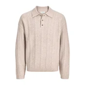 JACK & JONES Pulover JJGAVIN bež