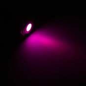 Lamptron Vandalismus-gesicherte LED - violett, schwarze Fassung LAMP-SW2005-H