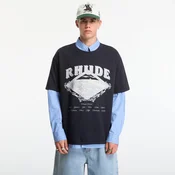 Majice Rhude Dakar Convoy Tee Vintage Black/ Silver L