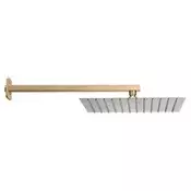 VEVOR Komplet tuš pipa dežni tuš kopalniški tuš sistem 555x300x70 mm zlata barva