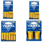 shumee Komplet alkalnih baterij Varta LL AAA 6x2, AA 6x1 in D LR20 2x1