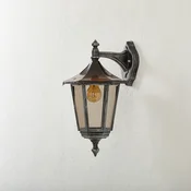 ORION Antoine lanterna vanjska zidna svjetiljka okrenuta prema dolje - Anticki - srebro, bakar, prozirno - Metal