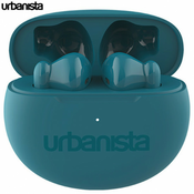 URBANISTA AUSTIN bežicne slušalice, Bluetooth® 5.3, TWS, do 20 sati reprodukcije, kontrola na dodir, IPX4 vodootporan, USB Type-C, zelena (Lake Green)