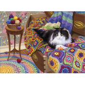 Cobble Hill - Puzzle Comfy Cat 1000 - 1 000 kosov