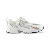 New Balance unisex za otroke. PZ530V1 Čevlji 530 Bungee bela (31), Ravna stran, Čipke, Priložnostno, Šport, Mreža,