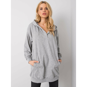 Grey womens hoodie