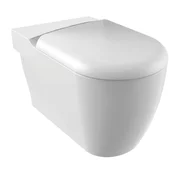 GRANDE Pladenj za nazaj na steno, bela, S-trap/P-trap, 42x73cm, bela - Bela - 42x41x73 cm - CREAVIT - 24 - Keramika - Classic - 420 - 410 - 730 - 14