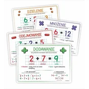 shumee Izobraževalne table - Matematične operacije 4 kartice