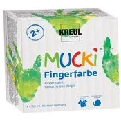 Svetleče prstne barve MUCKI - KREUL / komplet 4x150 ml