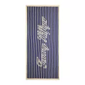 TOMMY HILFIGER Šal bež/temno modra/bela