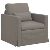 Vidaxl Kavč Taupe 78 x 78 x 80 cm blago