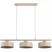 Luster na lanku SELIA 3xE27/15W/230V bež