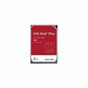 Trdi disk 6TB WESTERN DIGITAL Red Plus, WD60EFPX, SATA3, 256MB cache, 5400 okr./min, 3.5, za desktop