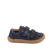 Otroške barefoot superge FRODDO BAZE LEATHER D-VELCRO modre - 29