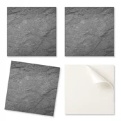 shumee Vinilne stenske ploščice z grafiko za hodnik, tekstura naravnega kamna, 20x20x20 cm