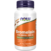 NOW FOODS Bromelain 500 mg 60 kaps.