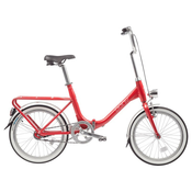 ROG PONY CLASSIC bicikl, crveni, nožna kocnica i rucna, gepek