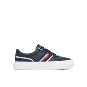 Tommy Hilfiger Superge Th Platform Vulc Leather FW0FW09603 Mornarsko modra