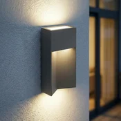 Lucande LED-stenna svetilka za zunanjo uporabo Kaholo, mat črna, CCT, IP44 - Sodobni - matno črno - Aluminij
