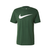 Nike Sportswear Majica Swoosh zelena/bela
