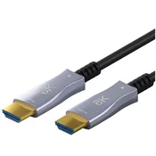 Goobay Optical Hybrid Ultra High Speed HDMI na HDMI 10m z Ethernet AOC pozlačen kabel