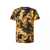Versace Jeans Couture Majica  rjava / zlato-rumena / svetlo rumena / črna