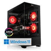 CSL Computer CSL Gaming PC M12180H, AMD Ryzen 5 8400F (6x4200 MHz), Radeon RX 9070, 16 GB DDR5-RAM, SSD 1 TB, Windows 11 Home, (5000312616)