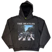 The Beatles Abbey Road & Logo (Stone Wash) Charcoal Grey M Kapuco