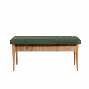 Conceptum Hypnose Trpezarijska klupa Vina Bench 110x48x40cm Bež-Zelena