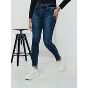 Spodnie damskie jeansowe skinny DIVETTI granatowe Dstreet