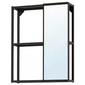 ENHET Ormaric s ogledalom, boja antracita, 60x17x75 cm