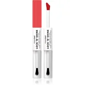 Wet n Wild MegaLast Lock n Shine Dolgoobstojna šminka in sijaj za ustnice odtenek Shining Hibiscus 8 ml
