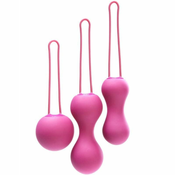 Je Joue Kegel Balls jajca za trening medeničnega dna, roza