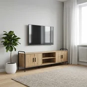 vidaXL TV omarica 167,5 x 33 x 50 cm Artisan hrast Inženirski les