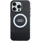 Maska Audi IML Big Logo MagSafe tvrda maska iPhone 15 Pro Max 6.7 crna (AU-IMLMIP15PM-Q5/D2-BK)
