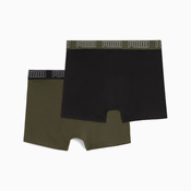 PUMA Mens Trunks 2 Pack, Forest