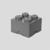 Djecja tamno siva kutija za pohranu LEGO® Square