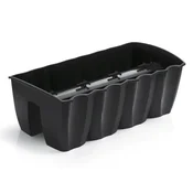 Prosperplast Balkonsko korito Prosperplast Crown za ograjo, antracitno, 58 cm (18 l)