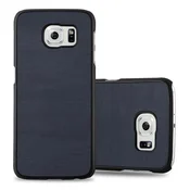 Cadorabo CADORABO Ohišje, združljiv s Samsungom v Woody Blue - Hard Case Zaščitni pokrov v lesenem videzu pred praskami in udarci, (20566303)