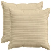 vidaXL Prevleka za blazino 2 kos HOUTEN Svetlo zelena siva 80 x 80 cm