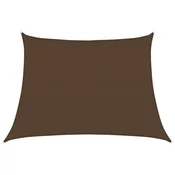 Jedro za zaštitu od sunca 160 g/m2 smede 4/5 x 3 m HDPE