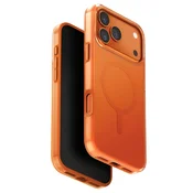 Premium ovitek UNIQ Clario MagClick™ za iPhone 17 Pro - Orange