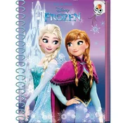 VSE ZA ŠOLO Beležka a6 špiralna frozen